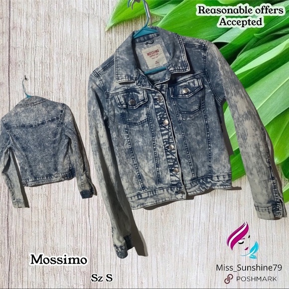 Mossimo Supply Co. Jackets & Blazers - Mossimo - Sz S - cool acid wash jean jacket